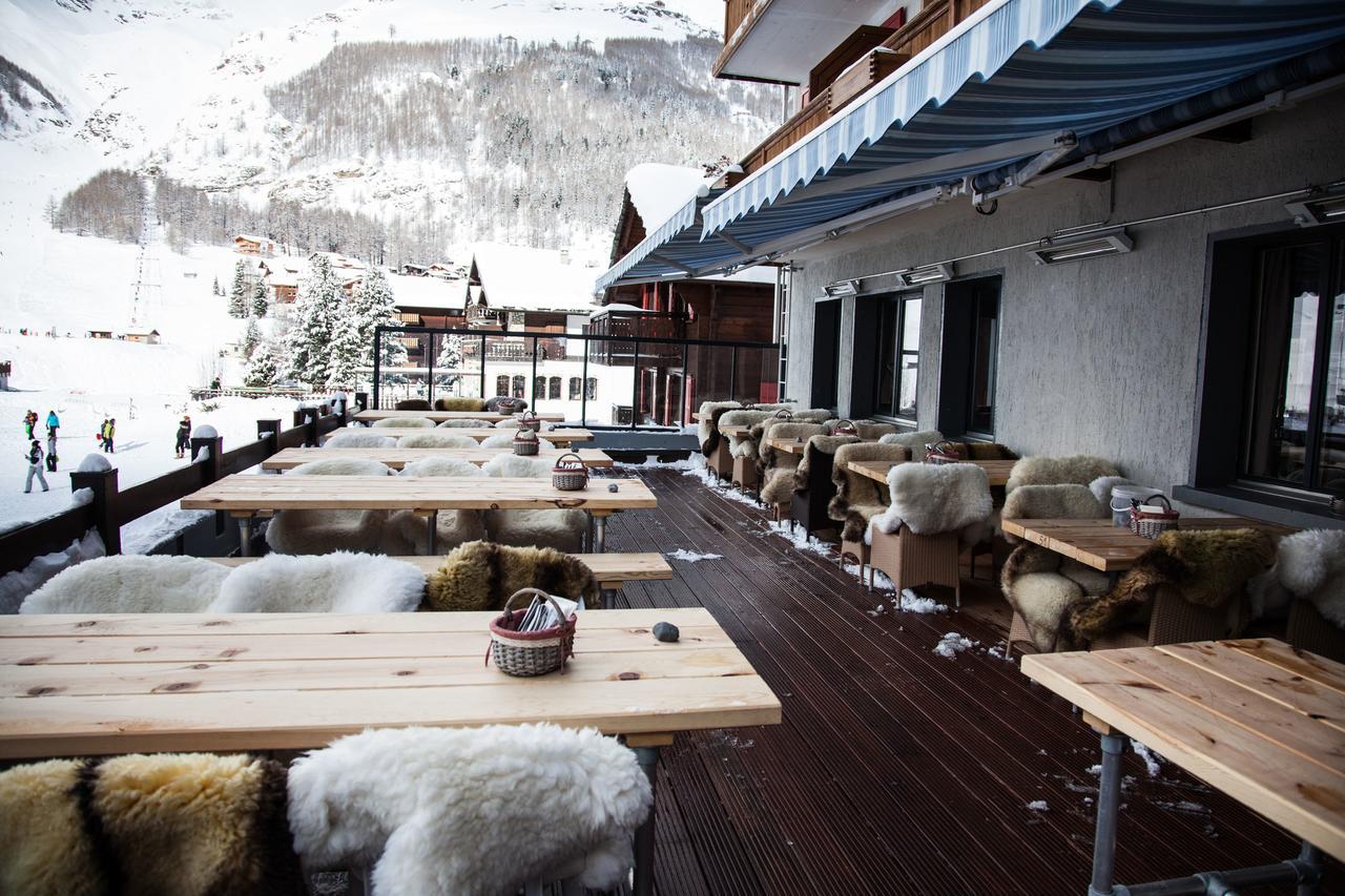 Hotel The Larix Ski-In Ski-Out Saas-Fee Exterior foto