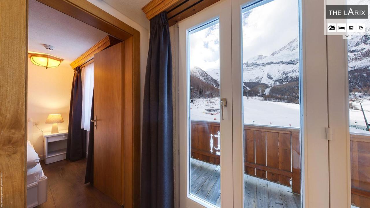 Hotel The Larix Ski-In Ski-Out Saas-Fee Exterior foto